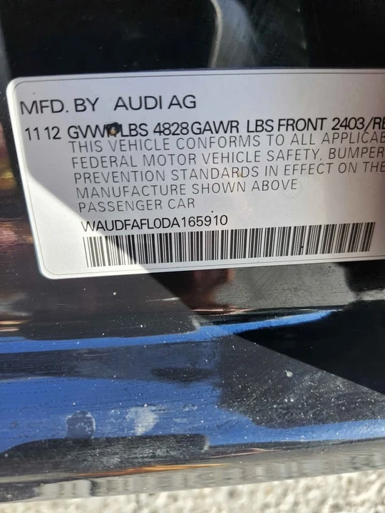 2013 Audi B8 A4 - Image 12 of 12