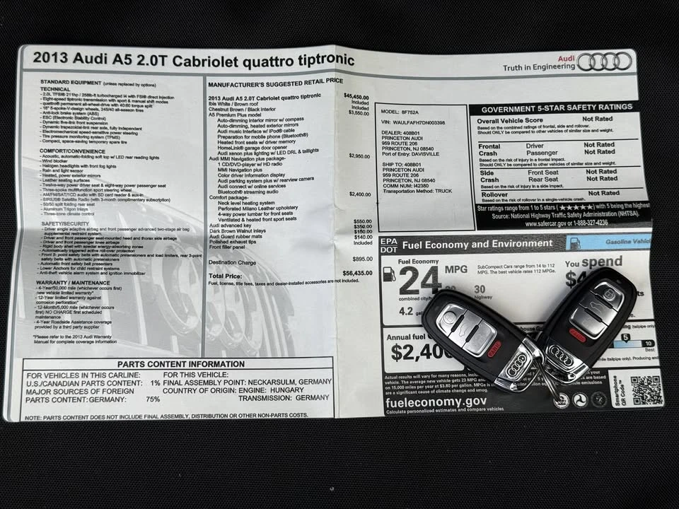 2013 Audi B8 A5 - Image 20 of 20