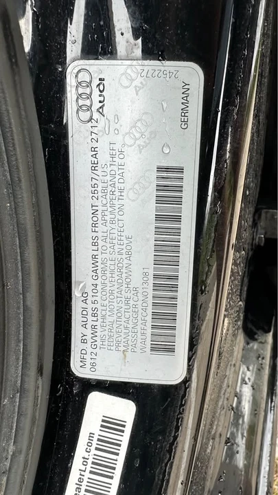 2013 Audi C7 A6 - Image 12 of 14