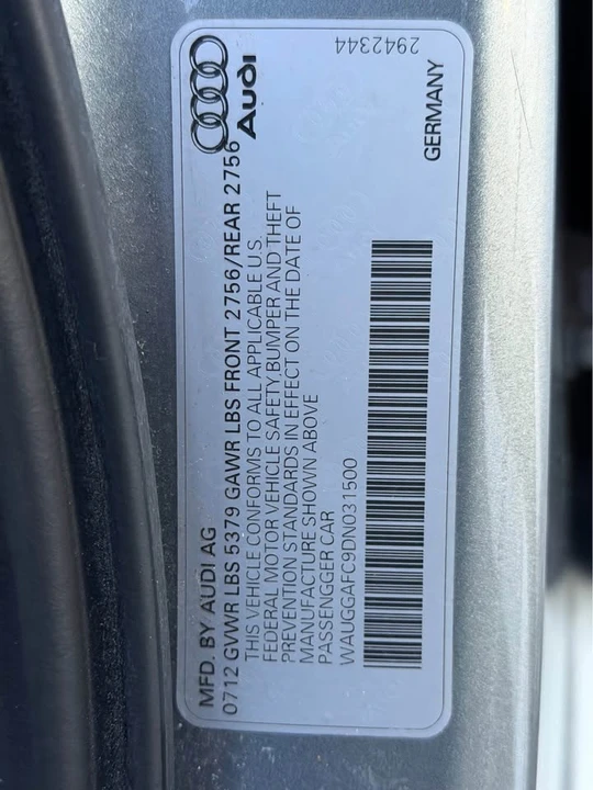 2013 Audi C7 A6 - Image 17 of 19