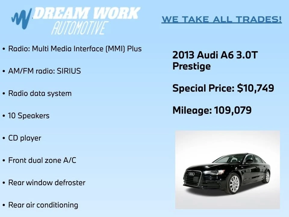 2013 Audi C7 A6 - Image 2 of 20