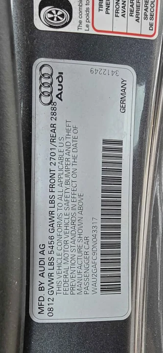 2013 Audi C7 A7 - Image 11 of 19