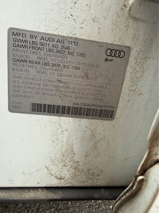 2013 Audi 8R Q5 - Image 17 of 17