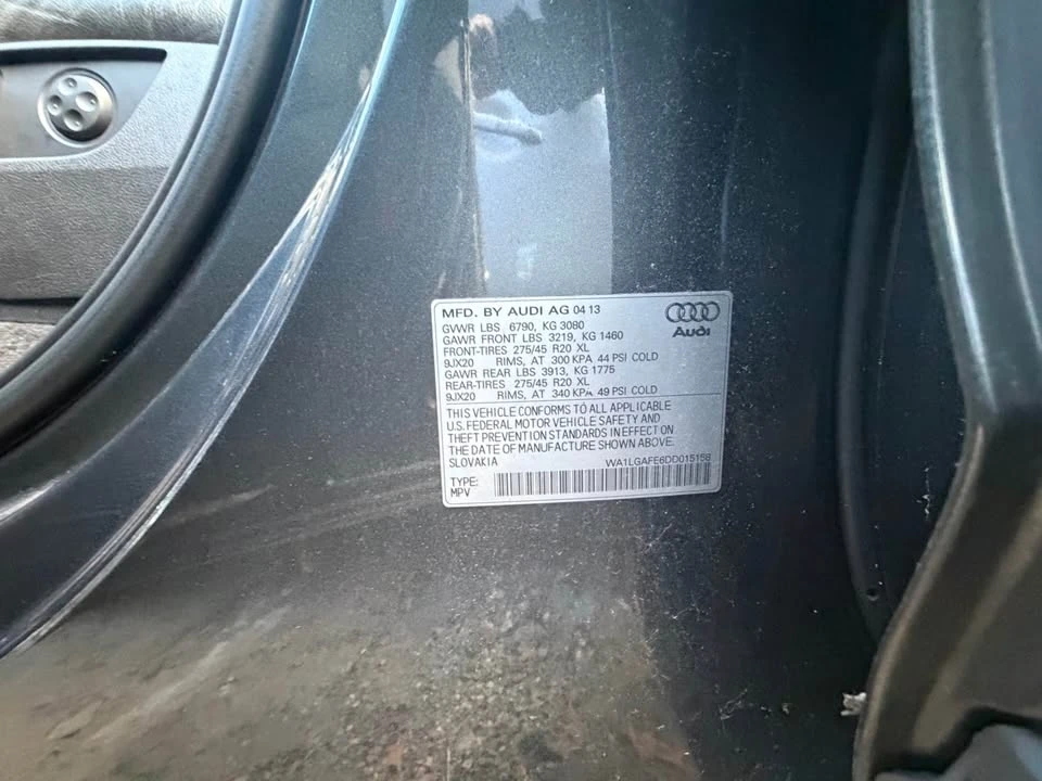 2013 Audi 4L Q7 - Image 4 of 4