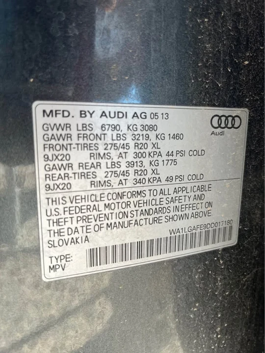 2013 Audi 4L Q7 - Image 19 of 19