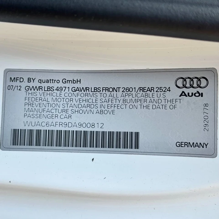 2013 Audi B8 RS5 - Image 19 of 20