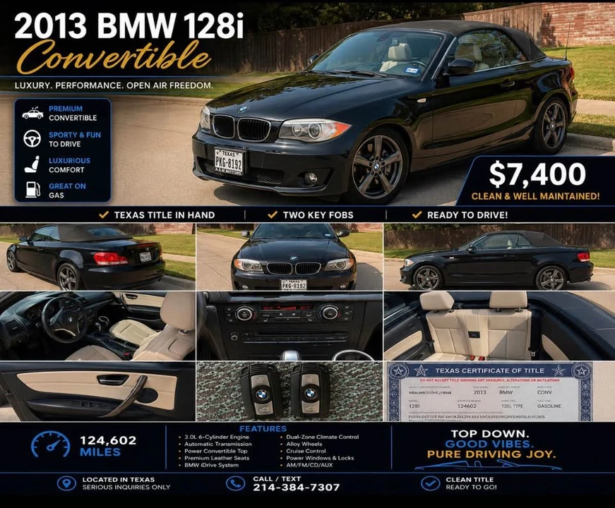 2013 BMW E81/E82/E88 1 Series - Image 9 of 9