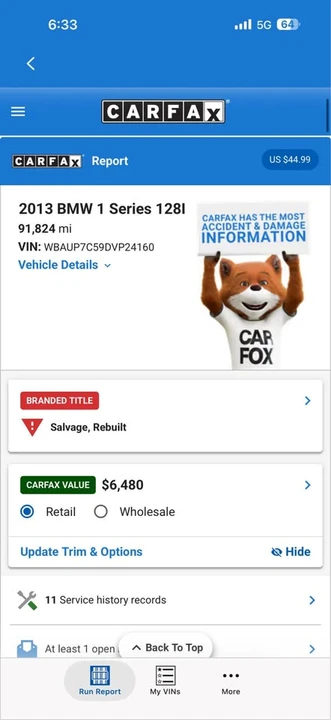 2013 BMW E81/E82/E88 1 Series - Image 9 of 9