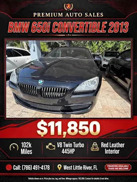 2013 BMW 650i Convertible