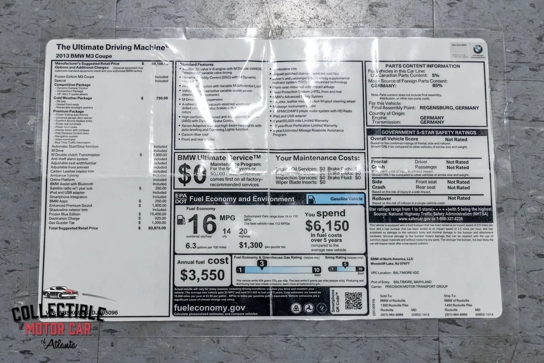 2013 BMW M3 - Image 7 of 21