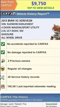 2013 BMW F25 X3 - Image 15 of 15
