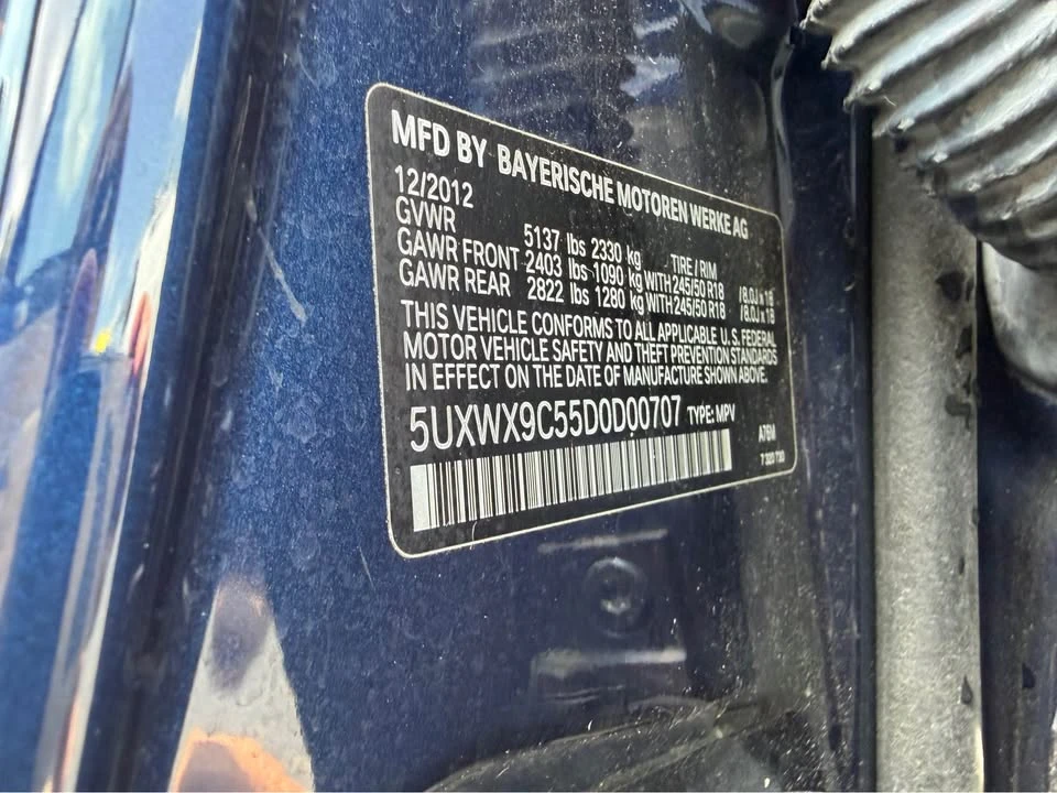 2013 BMW F25 X3 - Image 17 of 19