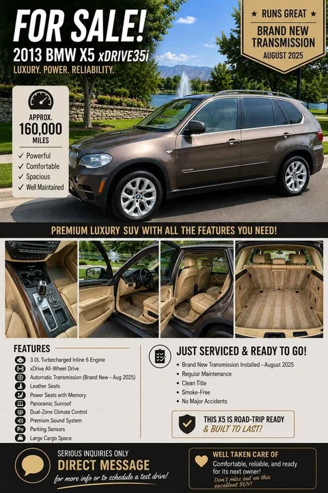 2013 BMW E70 X5 - Image 2 of 6