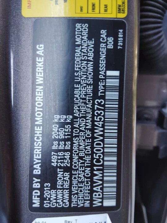 2013 BMW E84 X1 - Image 8 of 12