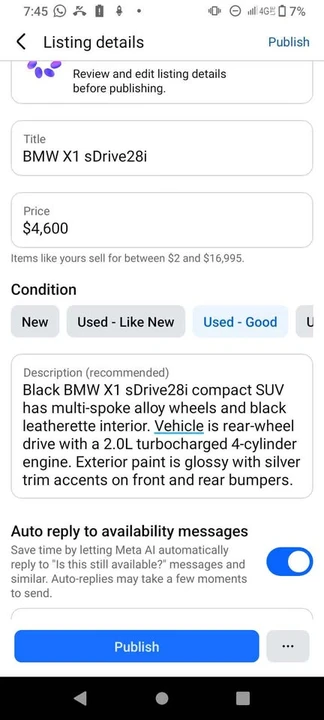 2013 BMW E84 X1 - Image 5 of 10