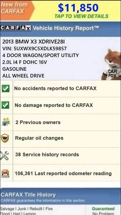 2013 BMW F25 X3 - Image 15 of 15