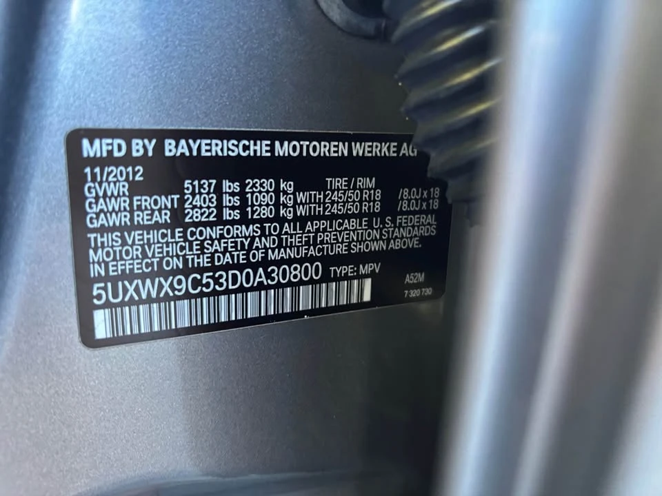 2013 BMW F25 X3 - Image 15 of 15