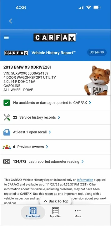 2013 BMW F25 X3 - Image 13 of 13