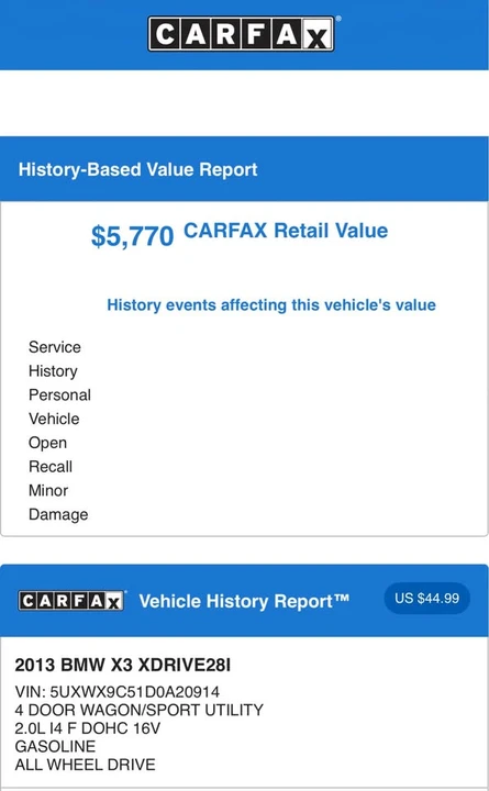2013 BMW F25 X3 - Image 19 of 19