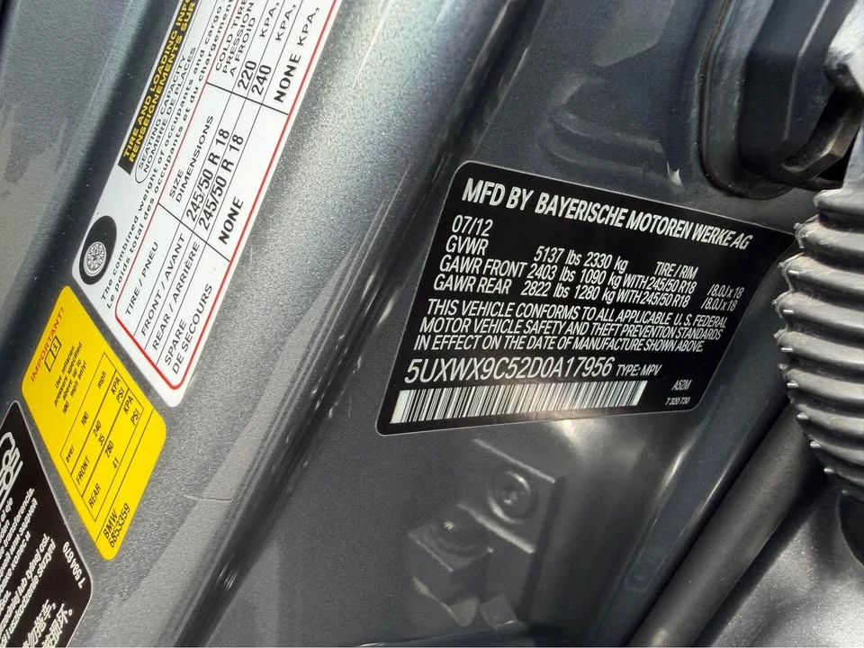 2013 BMW F25 X3 - Image 7 of 19