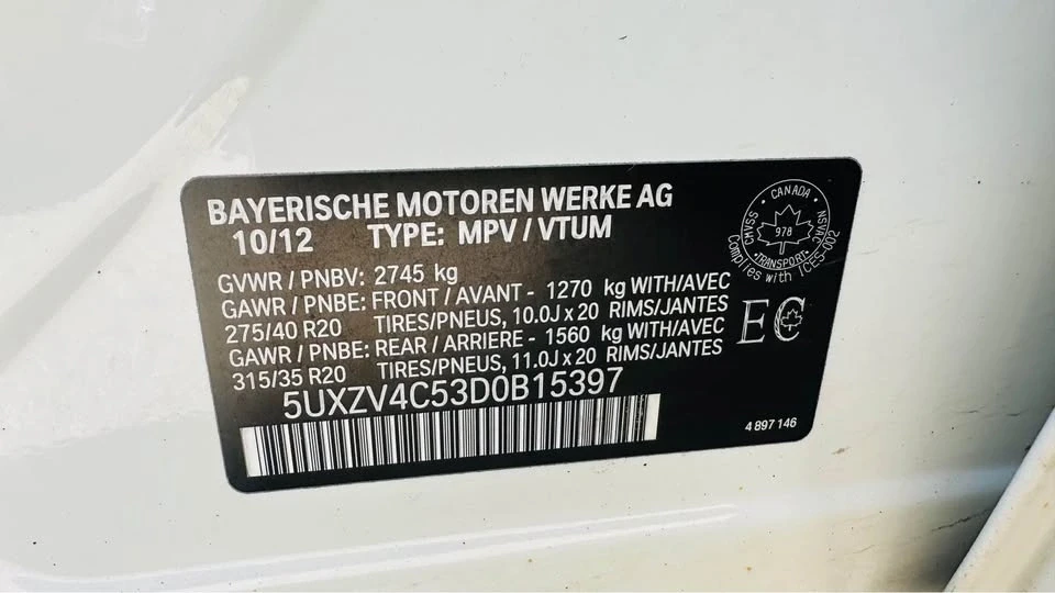 2013 BMW E70 X5 - Image 20 of 20