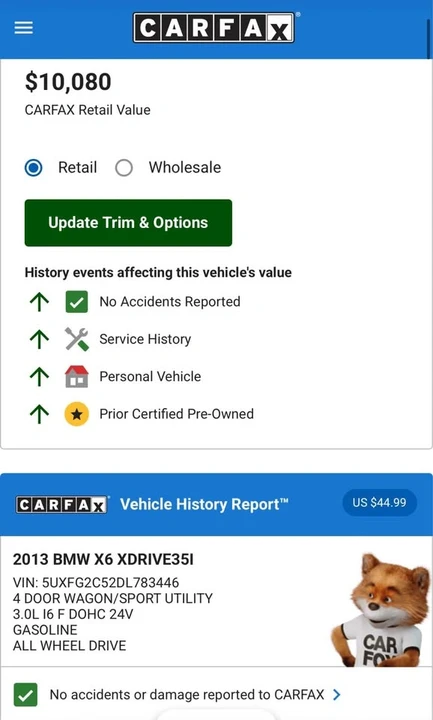 2013 BMW E71 X6 - Image 10 of 11