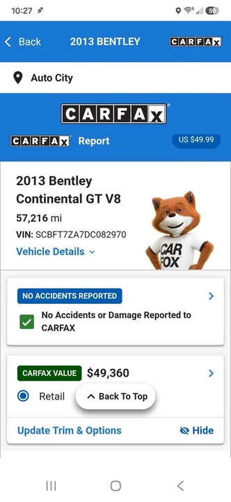 2013 Bentley Continental GT 2nd Gen - Image 10 of 10