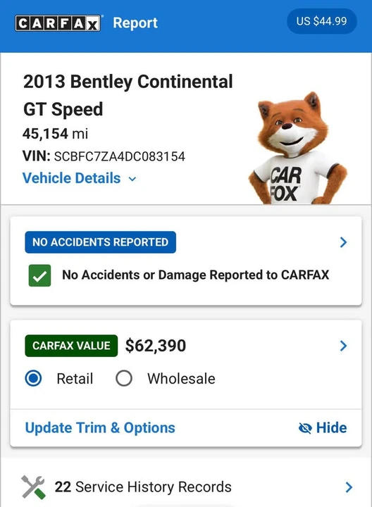2013 Bentley Continental GT Speed 2nd Gen - Image 19 of 19