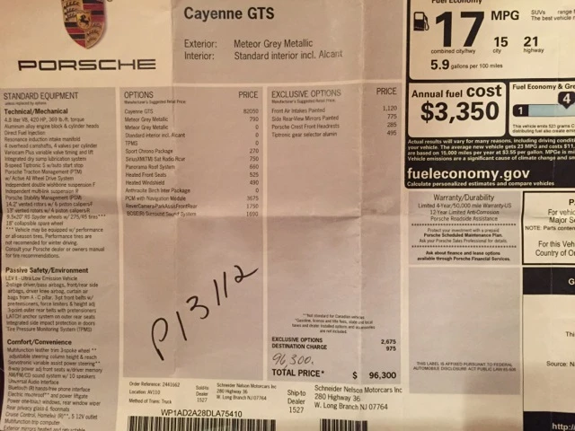 2013 Porsche 958 Cayenne GTS - Image 7 of 11