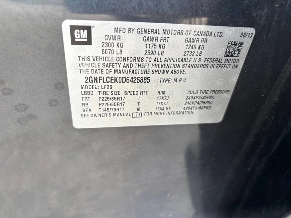 2013 Chevrolet Equinox - Image 7 of 19