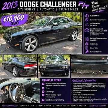2013 Dodge Challenger R/T Coupe 2D