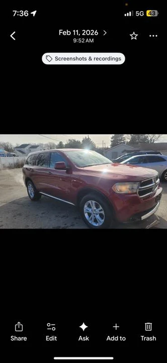 2013 Dodge Durango 3rd Gen - Image 2 of 6