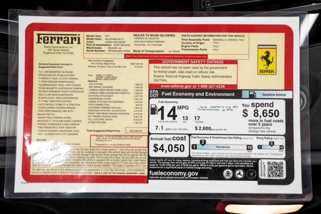 2013 Ferrari 458 Spider - Image 3 of 31