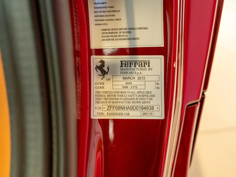 2013 Ferrari 458 Spider - Image 24 of 31