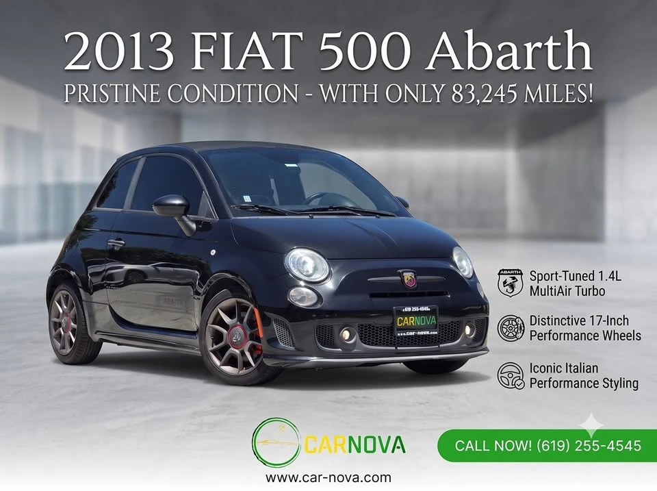 2013 Fiat Abarth 500 - Image 2 of 20