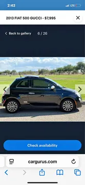 2013 Fiat 500 Gucci