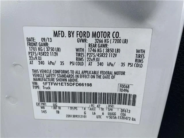 2013 Ford F-150 12th Gen - Image 2 of 21