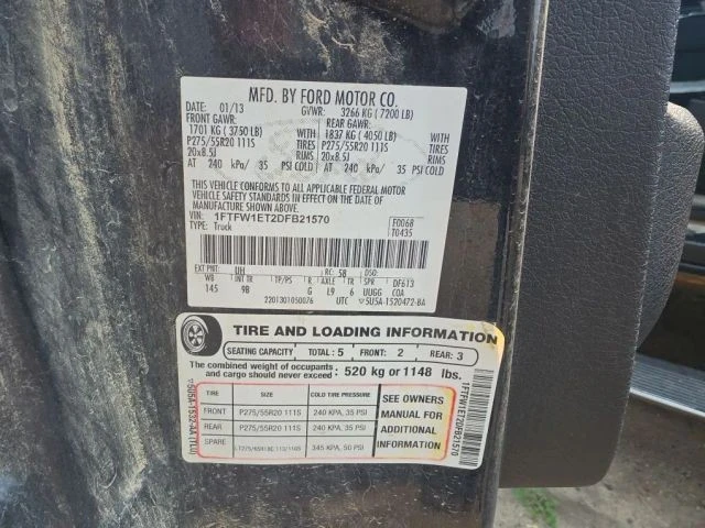 2013 Ford F-150 12th Gen - Image 8 of 12