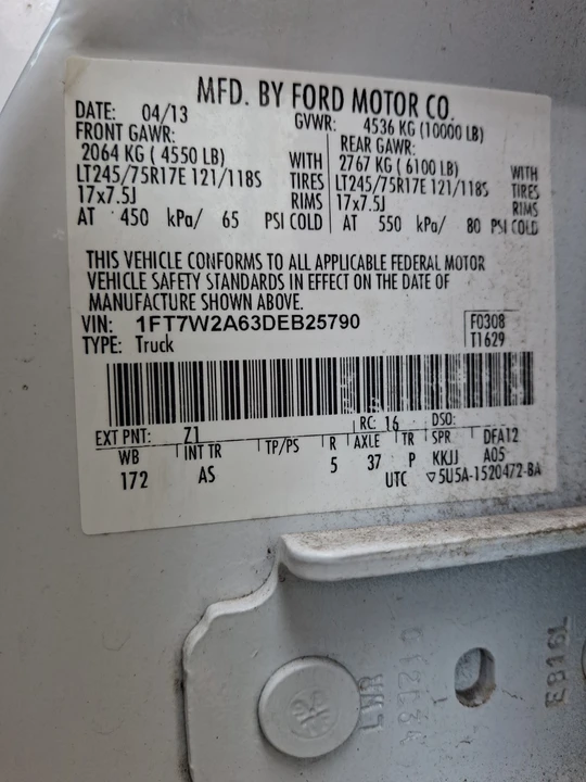 2013 Ford Super Duty 3rd Gen - Image 4 of 8