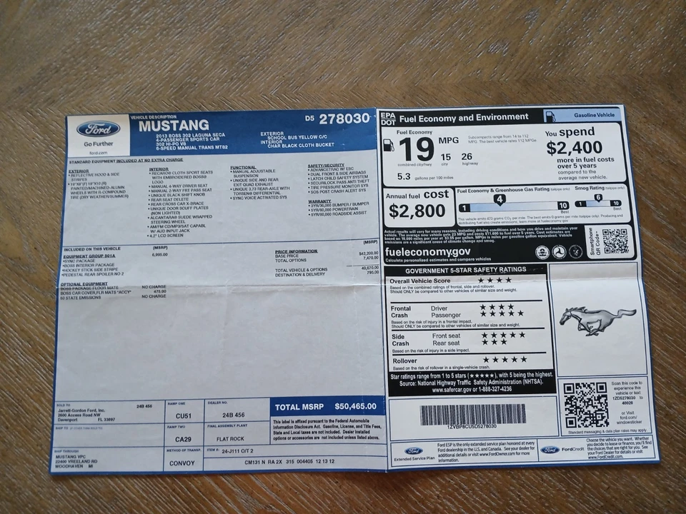 2013 Ford S197 Mustang Boss 302 - Image 26 of 31