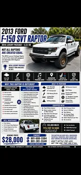 2013 Ford F-150 SVT Raptor SuperCrew