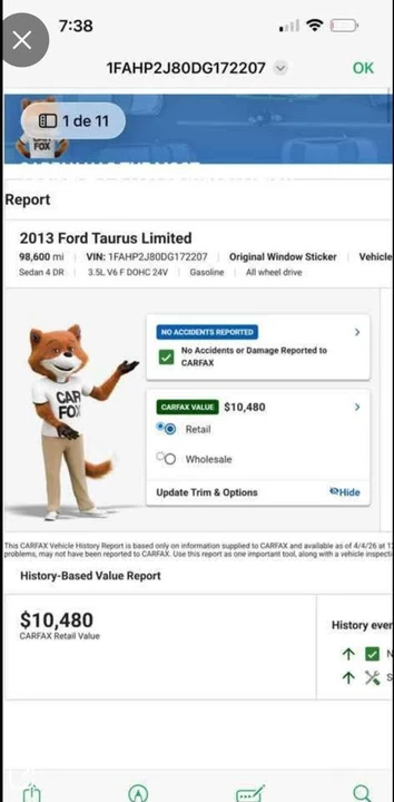 2013 Ford Taurus 6th Gen - Image 10 of 10