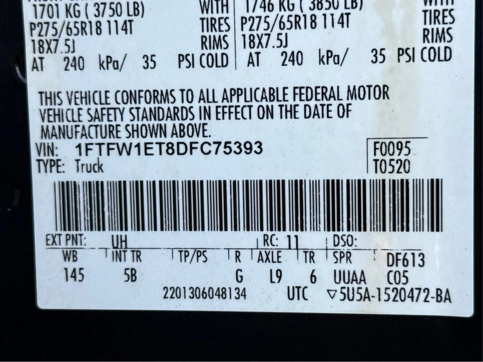 2013 Ford F-150 12th Gen - Image 20 of 20
