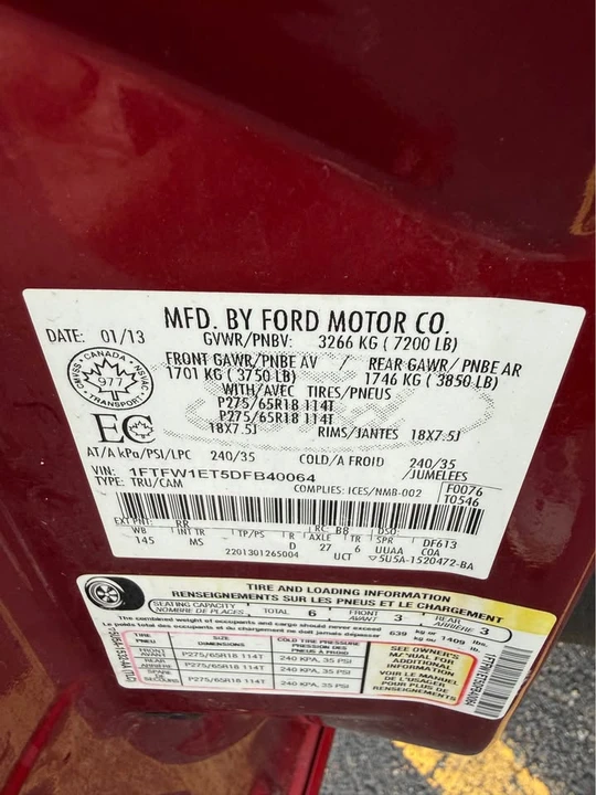2013 Ford F-150 12th Gen - Image 10 of 13