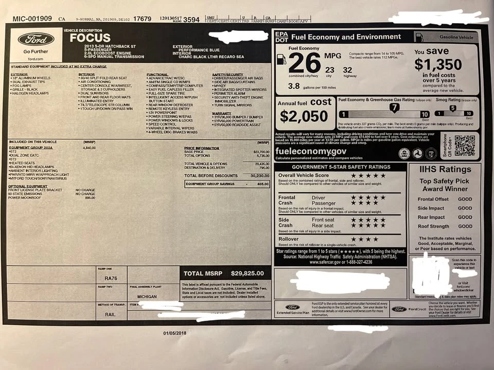 2013 Ford Focus 3rd Gen - Image 17 of 17