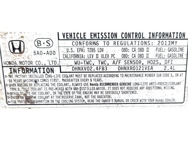 2013 Honda Accord 9th Gen - Image 10 of 10