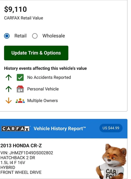 2013 Honda CR-Z - Image 13 of 13