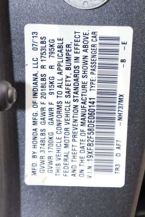 2013 Honda Civic 9th Gen - Image 13 of 15