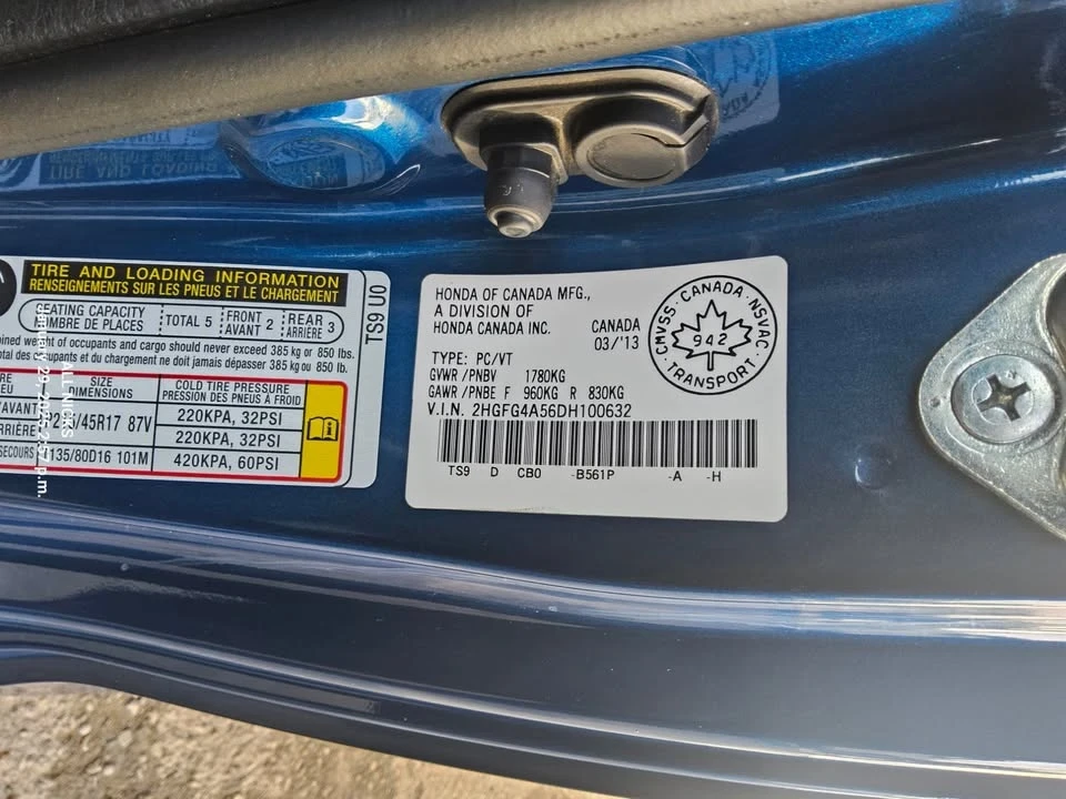 2013 Honda Civic Si 9th Gen - Image 7 of 9