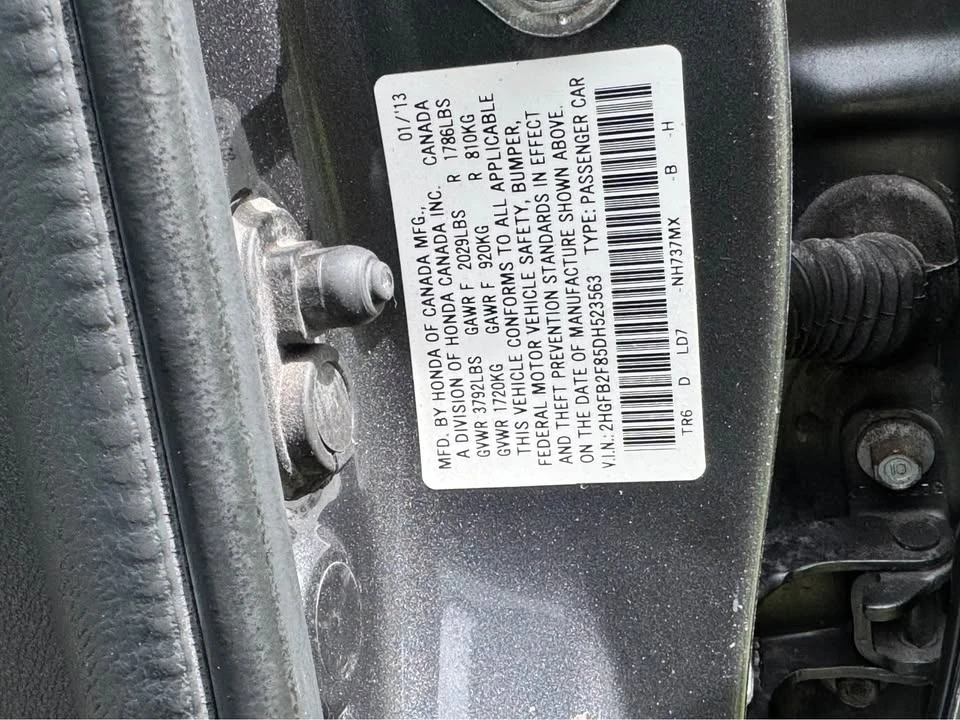 2013 Honda Civic 9th Gen - Image 14 of 14